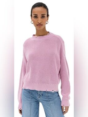 Pistola Eva Crewneck Sweater Sandwashed Pink Size Small